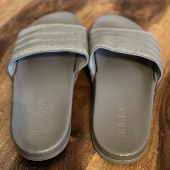 Glitter Adidas Slides - Picture 2 of 2